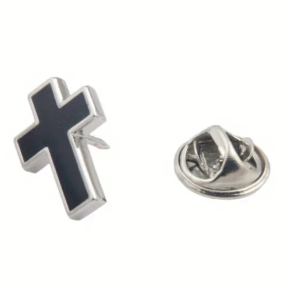 Religious Suit Accessories  Tie Clip, Cufflinks, and Suit Pin - NWT - Picture 2 of 2
